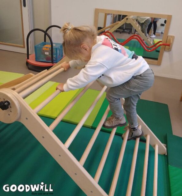 Nieuw klimtoestel voor kinderen met visuele beperkingen_Goodwill