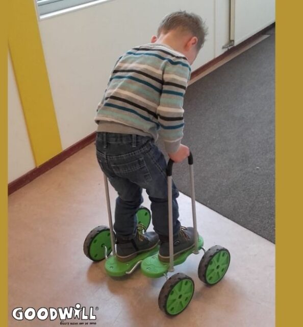 Oefenen met balans op de pedaalstep_Goodwill.nl