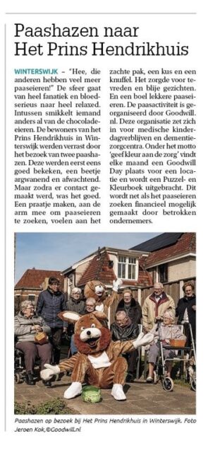 Paashazen bij Prins Hendrikhuis_Goodwill