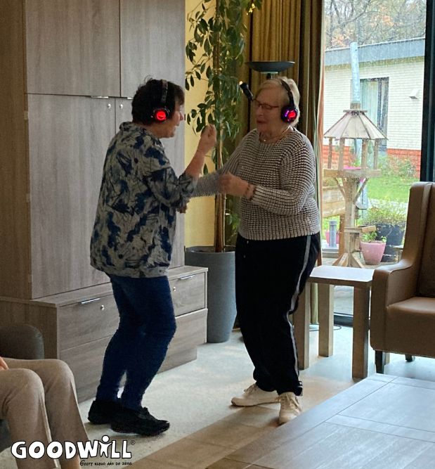 Genieten van een silent disco