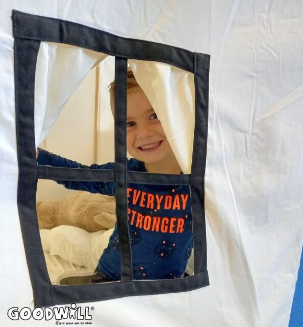 Kiekeboe met het nieuwe snoezelhuisje_Goodwill.nl