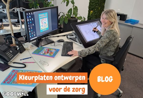 Kleurplaten voor de zorg