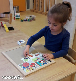 Een nieuwe puzzel om de ontwikkeling van kinderen te stimuleren.