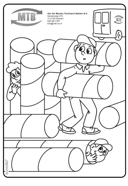 Bedrijfskleurplaat 8