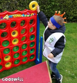 Levensgroot vier-op-een-rij tijdens Koningsspelen