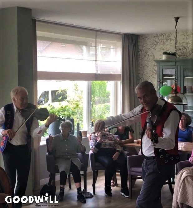 Genieten van live muziek